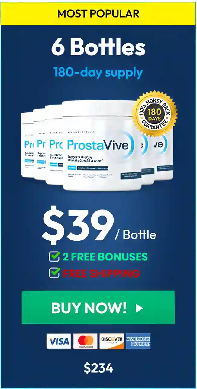 Prostavive 6 bottle pricing